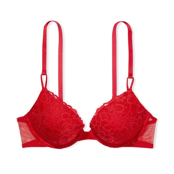 Victoria’s Secret Bra ❤️ The “Sexy Tee Lacie Push-Up Bra” in Color “Lipstick” - Picture 15 of 16